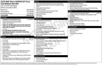2018 GMC Sierra 2500HD SLT