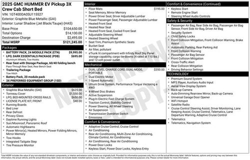 2025 GMC Hummer EV Pickup 3X