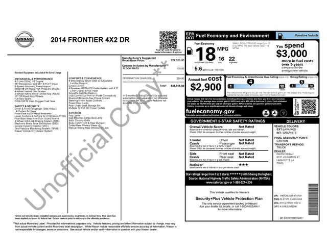 2014 Nissan Frontier Desert Runner