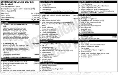 2023 RAM 2500 Laramie