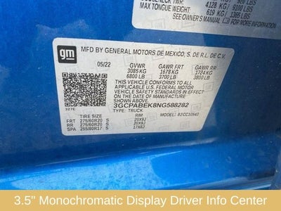 2022 Chevrolet Silverado 1500 Custom