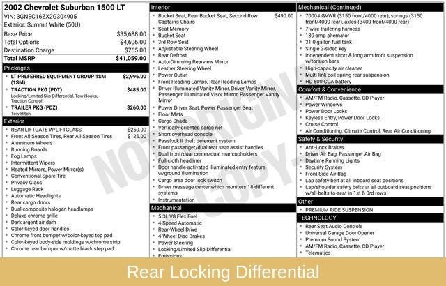 2002 Chevrolet Suburban 1500 LT