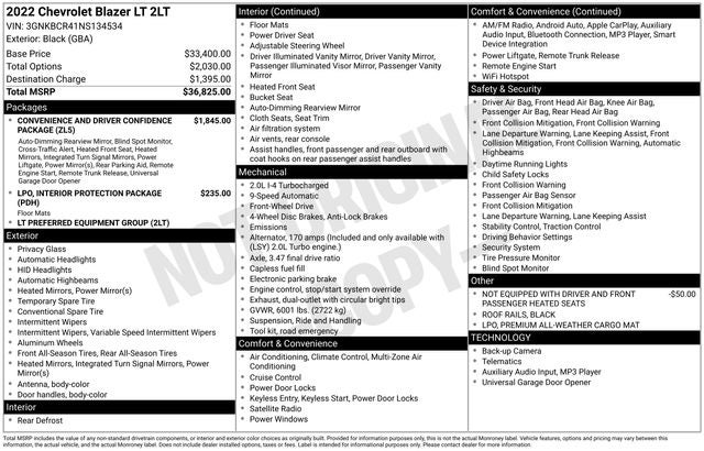 2022 Chevrolet Blazer LT