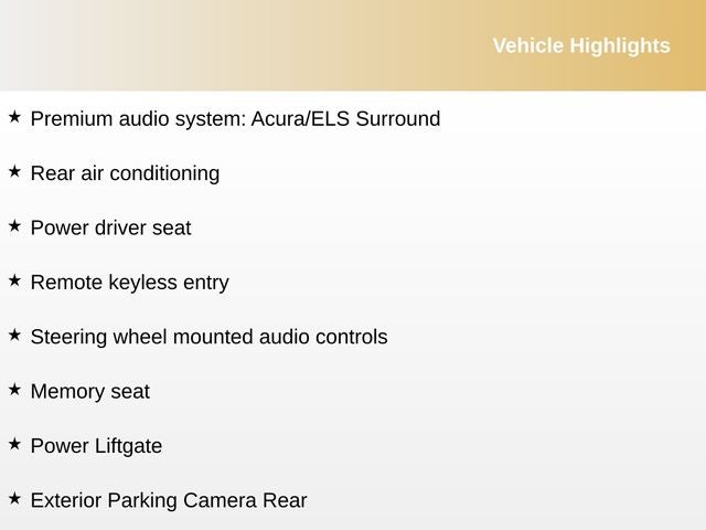 2019 Acura MDX 3.5L Technology Package SH-AWD