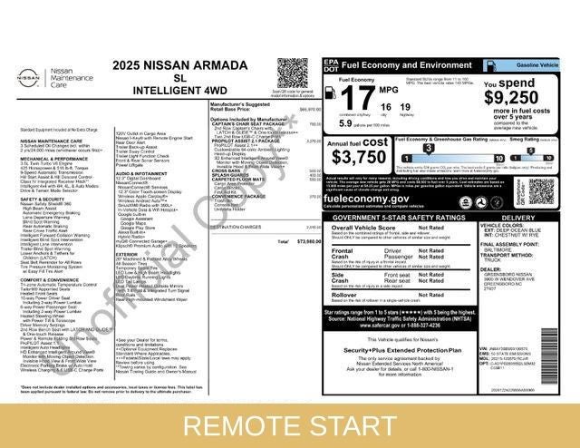 2025 Nissan Armada SL