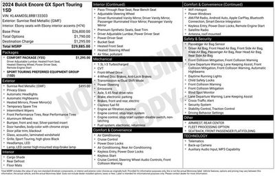 2024 Buick Encore GX Sport Touring