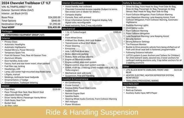2024 Chevrolet TrailBlazer LT