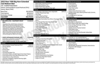 2022 RAM 1500 Big Horn/Lone Star