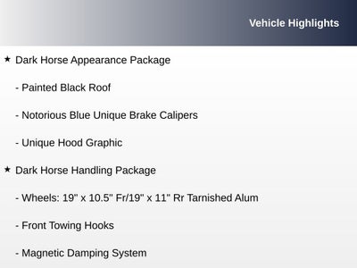2024 Ford Mustang Dark Horse