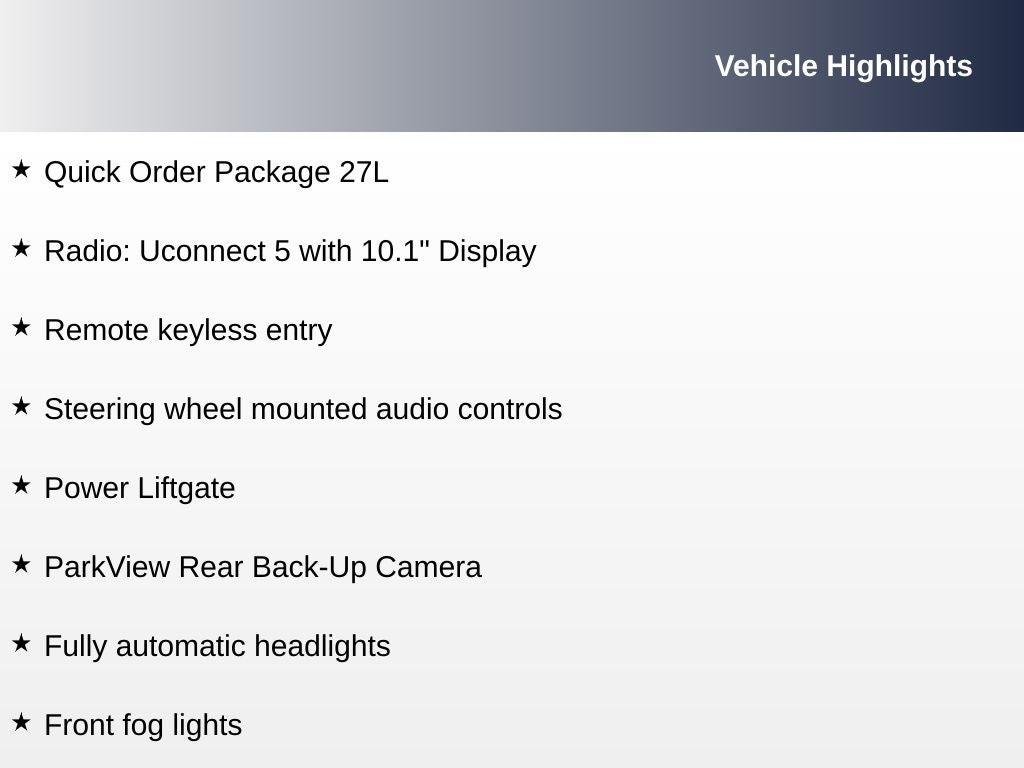 2025 Chrysler Pacifica Select