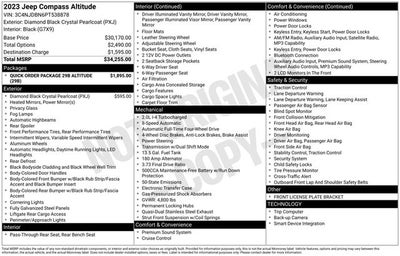 2023 Jeep Compass Altitude