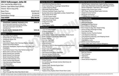 2024 Volkswagen Jetta 1.5T SE