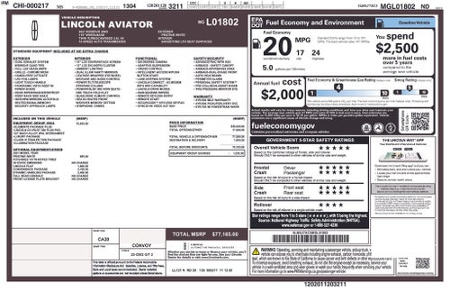 2021 Lincoln Aviator Reserve Premium