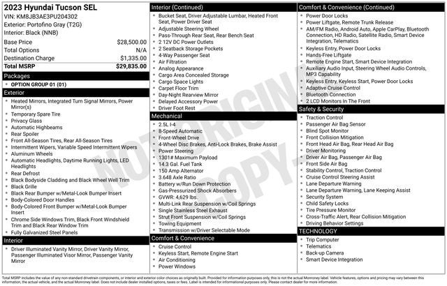 2023 Hyundai Tucson SEL