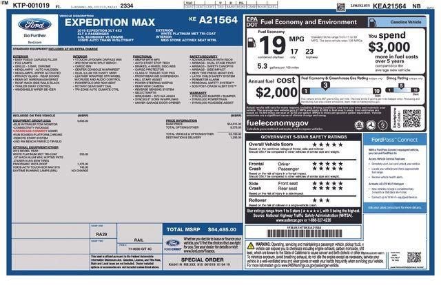 2019 Ford Expedition Max XLT