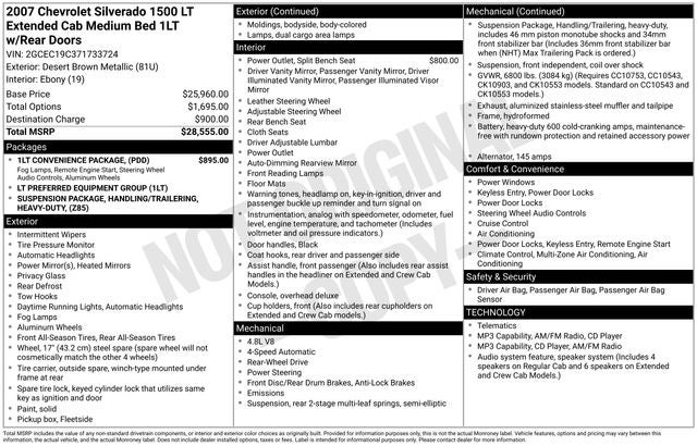 2007 Chevrolet Silverado 1500 LT LT1