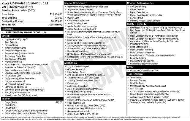 2022 Chevrolet Equinox LT