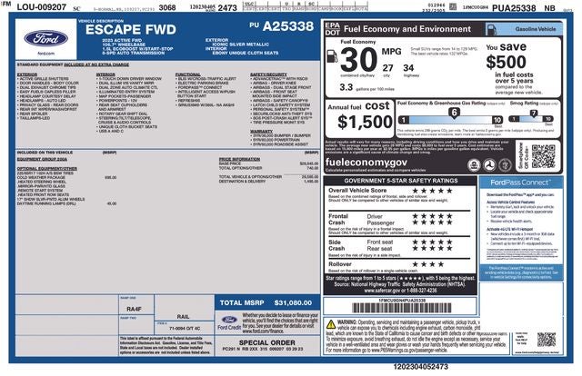 2023 Ford Escape Active