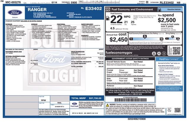 2024 Ford Ranger XLT