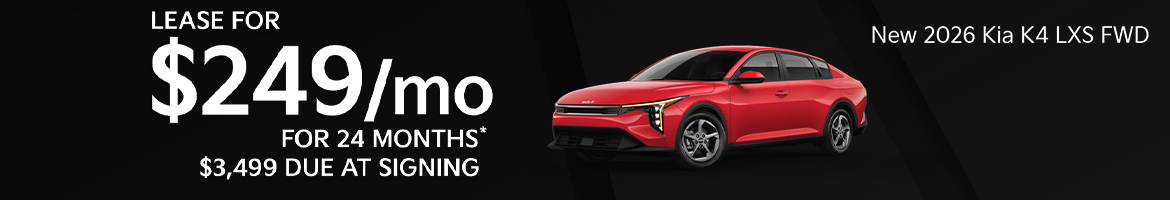 New 2026 Kia K4 LXS FWD