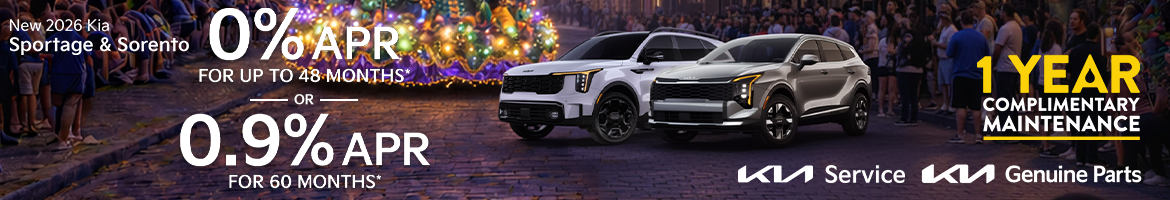 New 2026 Kia Sportage & Sorento