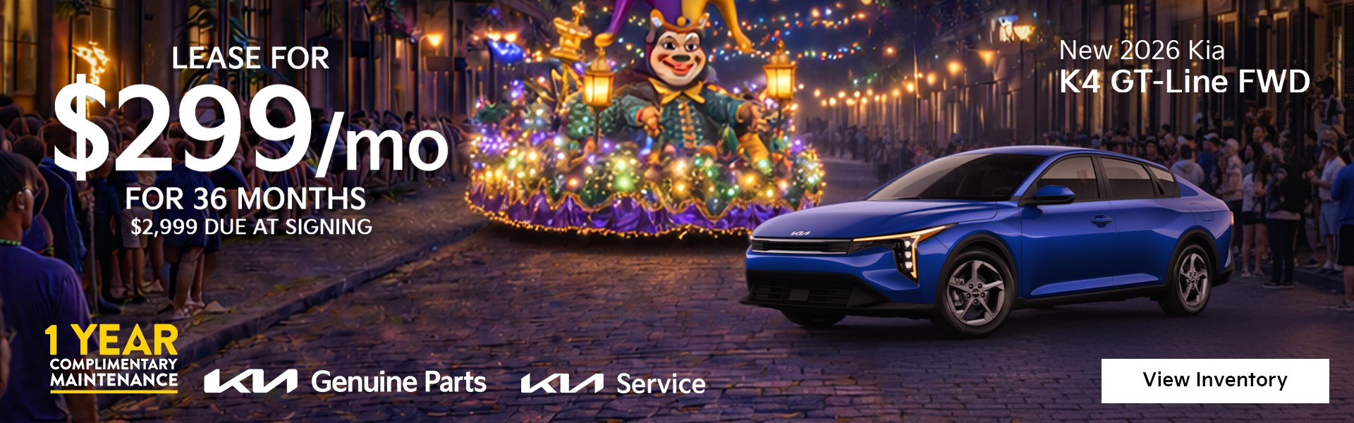 New 2026 Kia K4 GT-Line FWD