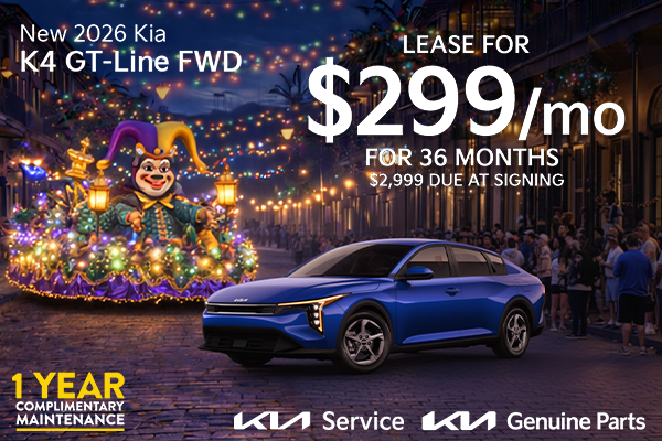 New 2026 Kia K4 GT-Line FWD