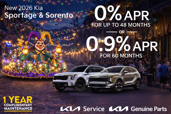 New 2026 Kia Sportage & Sorento