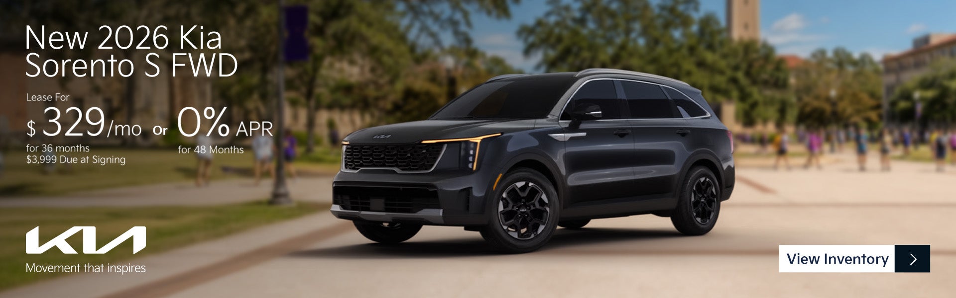 New 2026 Kia Sorento S FWD
