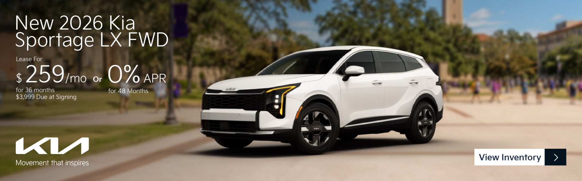 New 2026 Kia Sportage LX FWD