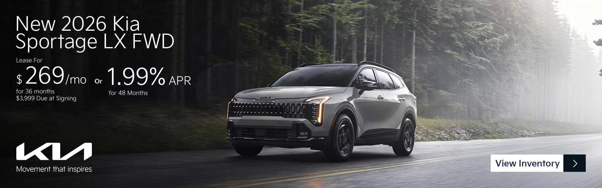 New 2026 Kia Sportage LX FWD