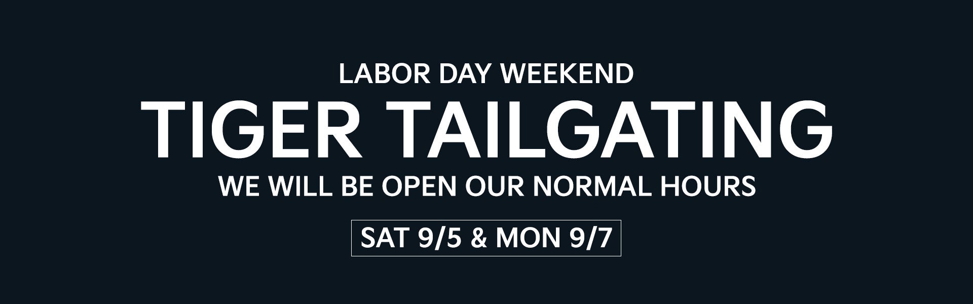 Labor Day Weekend