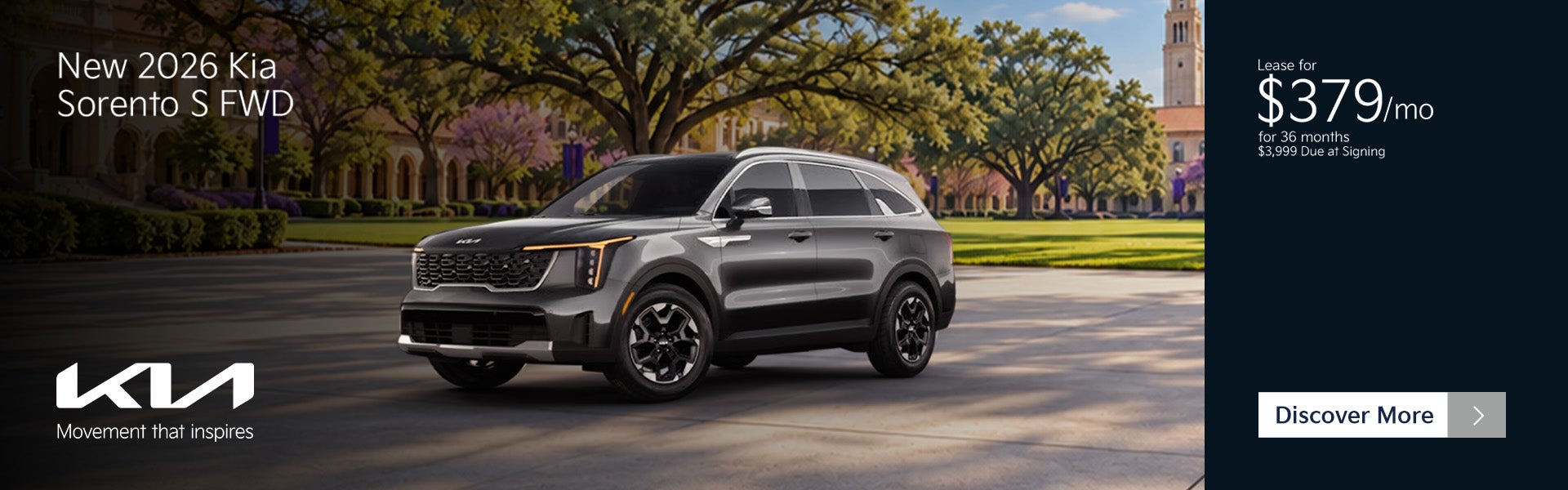 New 2026 Kia Sorento S FWD