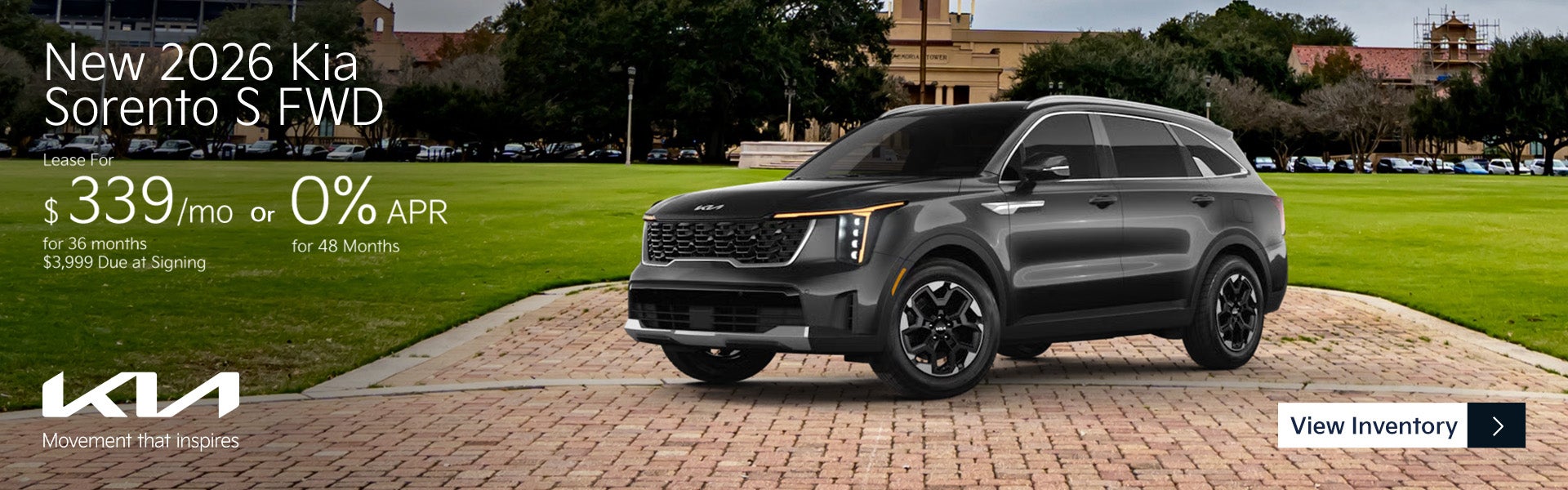 New 2026 Kia Sorento S FWD